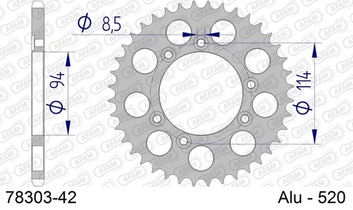 Montesa trial Rear Sprocket 314R (94-96) 315R (97-03) Cota310/311