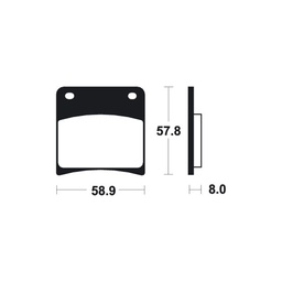 [BE120MA] Pastillas de Freno Suzuki GSX600 Katana