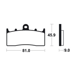 [BE278MF] Brake Pads BMW R1150 front