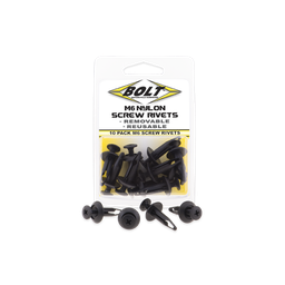 [BT-6SCRW] Remaches Nylon M6 Reutilizable (10 uds.)