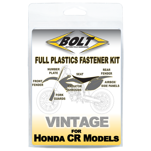 Plastic Fastening Kit HONDA CR125 (85-90) CR250/500 (85-89)