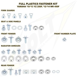 [BT-YAM-1010020] Kit Sujeción Plásticos YZF250(10-13) WRF450(12-14) + casquillos