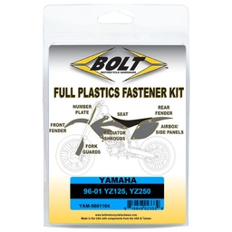 [BT-YAM-9601104] Kit Sujeción Plásticos YZ125/250(96-01)