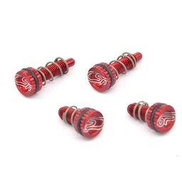 [CS-AK-5914-GM.R] Kit Tensioning Screws (2) and Regulators (2) Grimeca Lever, Red