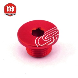 [CS-CA-0038-HD.R] Tapón Aceite Motor Montesa 4RT, Rojo