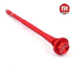 [CS-TA-0103-MT.R] Tapón Aceite Motor Montesa 4RT con varilla, Rojo