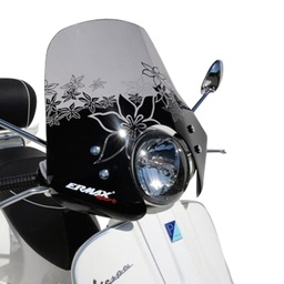 [ERSP1303GMT] Windshield Vespa SPORTIVO 45CM 50/125/250/300 Light black frame