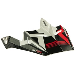 Trial GO ON2 Helmet Visor, Red