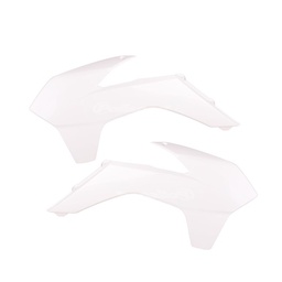 [PL8416800002] Radiator Scoops KTM SX/SXF (13-15) SX250 (16) EXC/EXC-F (14-16) White