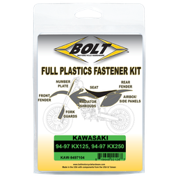 [BT-KAW-9497104] Kit Sujeción Plásticos KAWASAKI KX125-250(94-97)