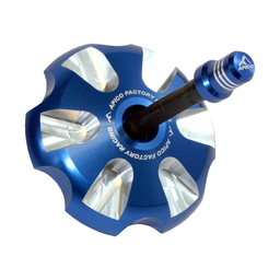 [AP-FUELCAP SHER 1 BU] ALLOY FUEL CAP SHERCO SE-R125-300 14-23, SE-F250-510 08-23 BLUE